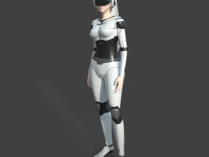 scifi girl 3D Model