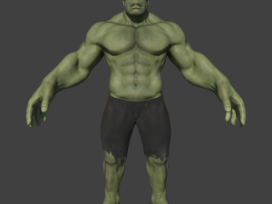 hulk 3D 모델
