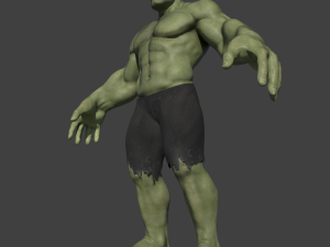 hulk 3D 모델
