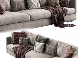 flexform sofa magnum 3D 모델