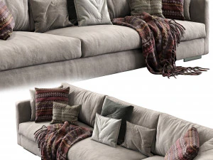 flexform sofa magnum 3D Model