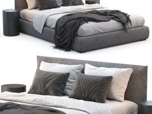 cama meridiana scott Modelo 3D