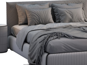 meridiani bed scott Modelo 3D