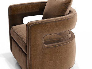 kennedy navy swivel chair 3D 模型