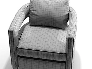 kennedy navy swivel chair 3D Model