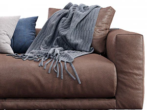 leather sofa moss by cor 3D Model