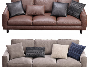 prostoria sofa elegance 3D Model