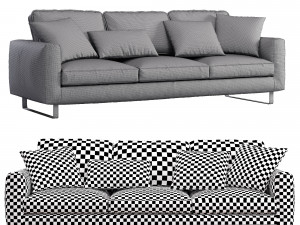 prostoria sofa elegance 3D Model