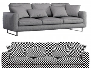 prostoria sofa elegance 3D Model