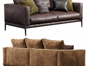 flexform sofa romeo 3D-Modell