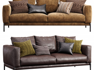 flexform sofa romeo 3D-Modell