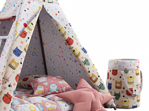 kids wigwam 3Dモデル
