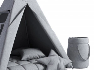 kids wigwam 3D Model