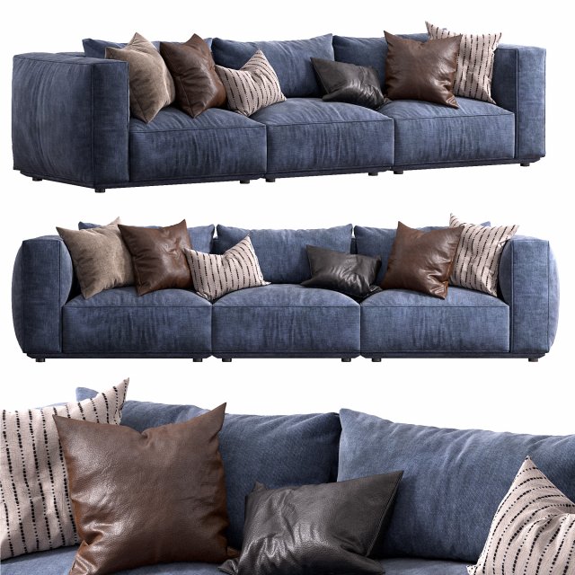 sofa marechiaro by arflex Model 3D .c4d .max .obj .3ds .fbx .stl .blend 