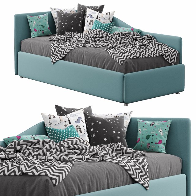 bonaldo single beds titti 1 Modèle 3D .c4d .max .obj .3ds .fbx .stl .blend 