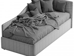 bonaldo single beds titti 1 Modèle 3D