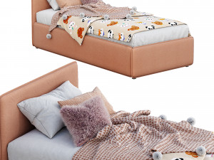bonaldo single beds titti 2 3D Model
