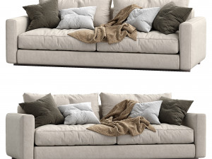 ferlea sofa simple 3D मॉडल