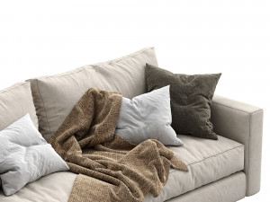 ferlea sofa simple 3D मॉडल