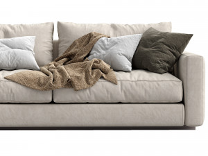 ferlea sofa simple 3D मॉडल