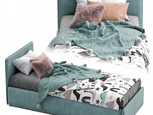 bonaldo single beds titti 3 3D Model