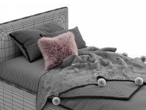 bonaldo single beds titti 3 3D Model