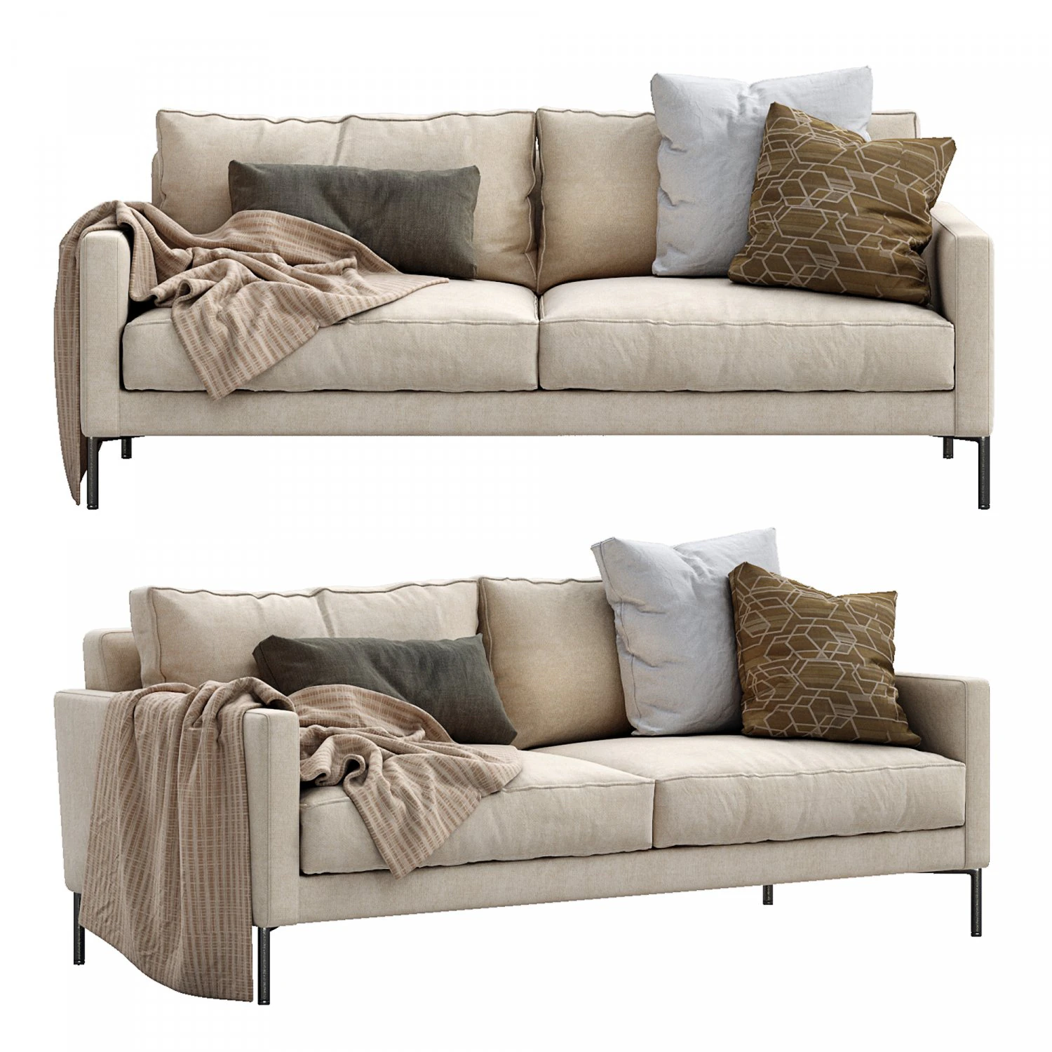 interface sofa luca 3D Model .c4d .max .obj .3ds .fbx .stl .blend 