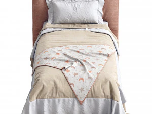 molinero de cama individual flexteam Modelo 3D