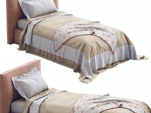 flexteam single bed miller 3D मॉडल
