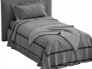 molinero de cama individual flexteam Modelo 3D