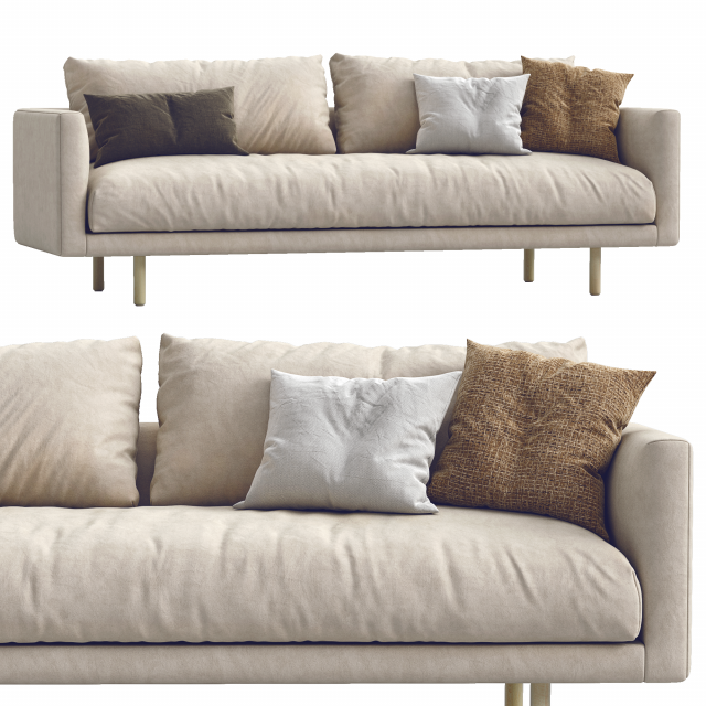 eq3 replay club sofa-fabric Modèle 3D .c4d .max .obj .3ds .fbx .stl .blend 