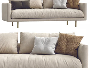 eq3 replay club sofa-fabric 3D Model