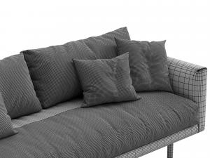eq3 replay club sofa-fabric Modèle 3D
