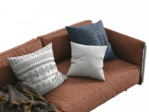 sofa edmond by flexform 3D मॉडल