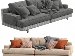 marmont leather sofa by papadatos Modèle 3D