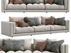 flexform sofa lucien Modelo 3D