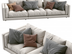 flexform sofa lucien 3D Model