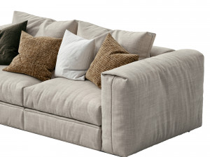 flexform sofa asolo Model 3D