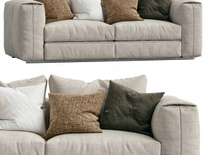 flexform sofa asolo Model 3D