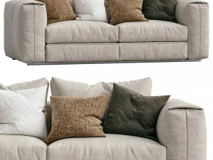 flexform sofa asolo 3D Model
