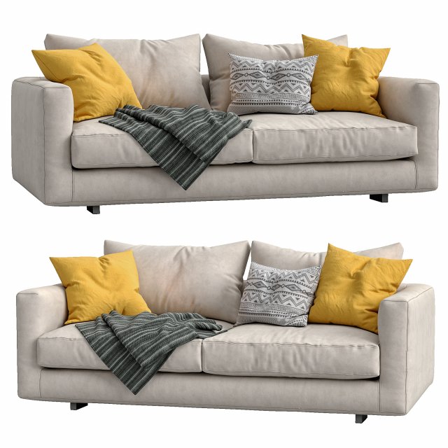 sofa malibu by marac 3D 模型 .c4d .max .obj .3ds .fbx .stl .blend 