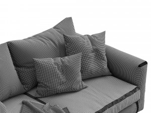 sofa malibu by marac 3D 模型