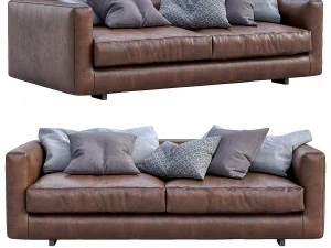 leather sofa malibu by marac 3D Model