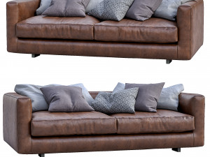 leather sofa malibu by marac 3D Model