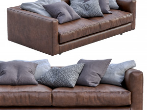 leather sofa malibu by marac 3D Model