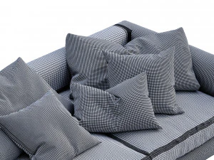 leather sofa malibu by marac 3D Model