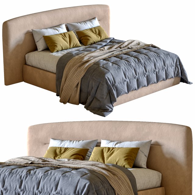 jesse bed prince 3D Model .c4d .max .obj .3ds .fbx .stl .blend 