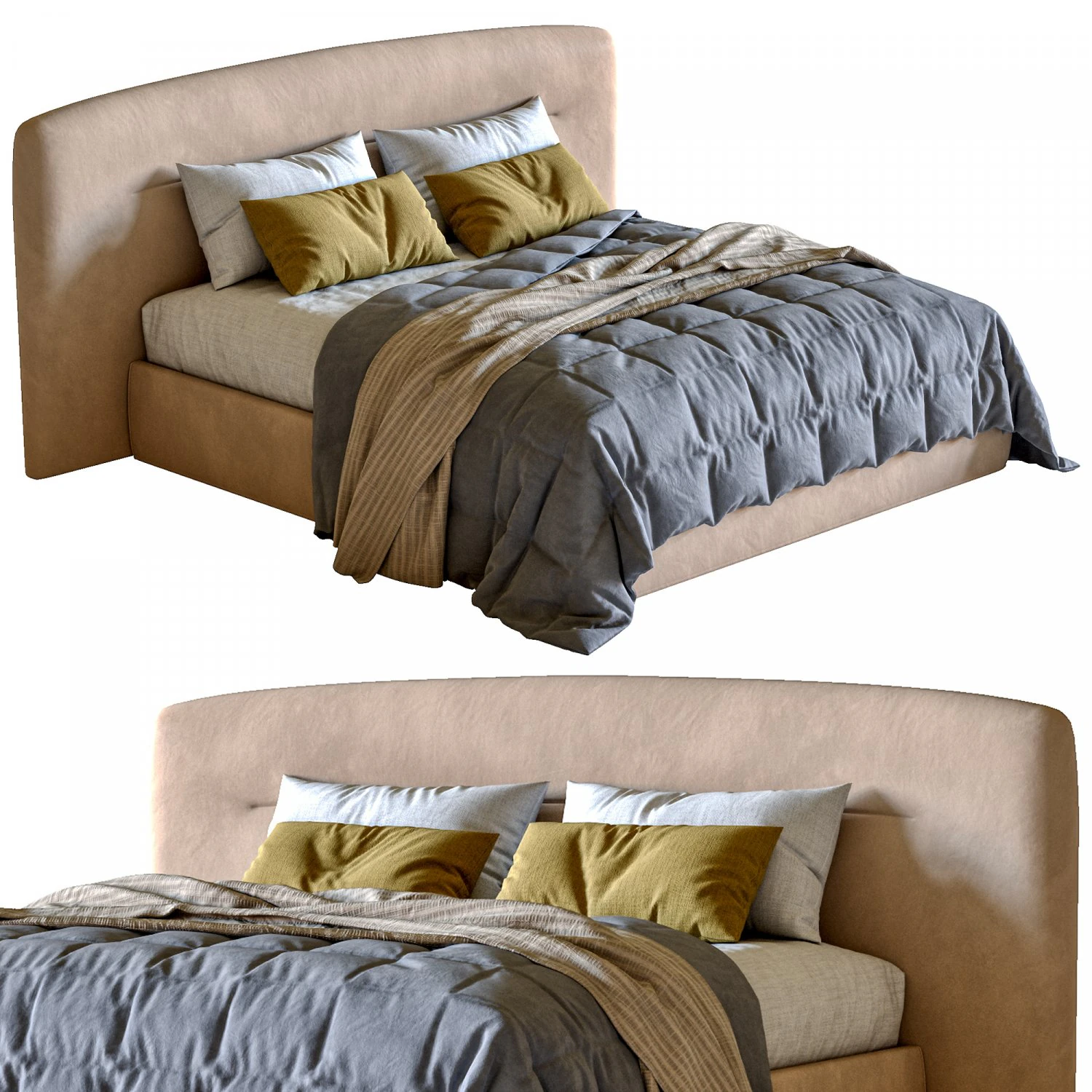 jesse bed prince 3D Model .c4d .max .obj .3ds .fbx .stl .blend 