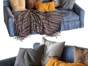 meridiani sofa neuman 3D Model