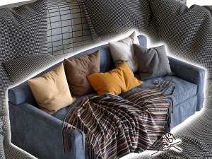 meridiani sofa neuman 3Dモデル